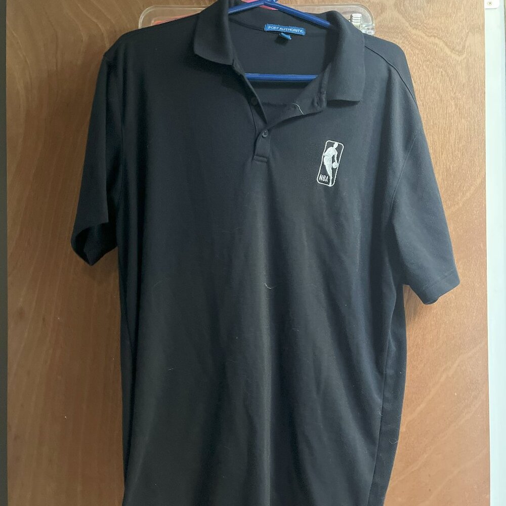 Polo Shirt Men's NBA Black Shirt size L